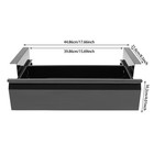 Under Desk Mounted Sliding Pull-out Drawer Under Desk Storage Organizer