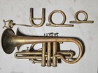 Unlabeled Cornet French european Design With Hard Side Wooden Case  original  