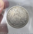 1 5 Sol 1865 Y b Peru Silver Coin Km  191
