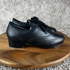 Capezio Roxy Tap Women Size 10 M Professional Dance Shoes Black Leather 960 Read