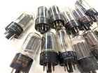 13 Lot  - Vintage Vacuum Tube Ge  6ax4gt Radio Electronic Mixed Brands Tested