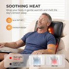 Shiatsu Full Body Massage Mat With Heat  Detachable Massager Pad  10 Vibratin   