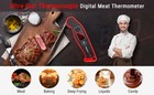 Thermopro Tp19 Waterproof Meat Cooking Thermometer Foldable Food Bbq Grill Smoke