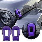 For Jeep Jl Abs Hood Latches Engine Buckle Bonnet Fastener Engine Cover Purple
