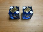 Rare Pair Of G15 Match   0027 Mandalay Bay Casino Las Vegas Blue Tournament Dice
