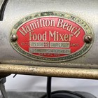 Vintage Hamilton Beach Model B Food Mixer And Stand-tested And Works Collectors