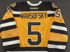 Providence Bruins Game Worn Reebok Jersey David Warsofsky Team Loa  photomatch 
