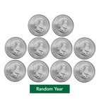 1 Oz Silver Maple Leaf Coin - Random Year  lot Of 10 