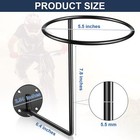 6 Pack Helmet Holder Stand Display Rack Metal Helmet Hanger Wall Mount Decor Wal