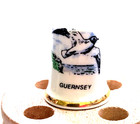 Vintage Guernsey Thimbles Bone China Made In England