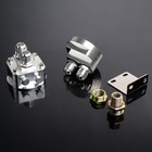 10 Row Radiator Oil Cooler Kit Oil Filter Relocation Kit Aluminum Silver