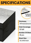 Kilmat 80 Mil 32 Sqft Car Sound Deadening Mat Butyl Automotive Sound Deadener Au