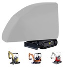 Universal Excavator Cover For Mini Diggers Tractors Waterproof Full Cover