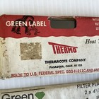 Vintage Thermo Green Diamond Body Guard Welding Safety Lenses 