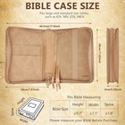 Bible Cover Case For Women   Men  Jxavo Pu Leather Bible Covers  Large Bible    