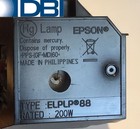 Genuine Oem Epson Elplp88 Lamp For Eb-98h Eb-s04 Eb-s27 Eb-s29 Eb-s31 2lv
