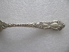 1894 Gorham Art Nouveau Sterling Imperial Chrysanthemum 7 1 2  Dinner Fork Mono