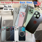Lot Back Glass Replacement Big Hole For Iphone 8 Xr 11 12 13 14 15 16 17 Pro Max