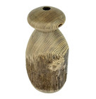 Mark Beier Signed Wood Bud Vase 8 5  Superior In Wood Hand Turned Sculpture Art