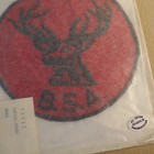 Bsa Boy Scouts Stag Patrol Flag Embroidered Canvas Pennant Vintage Nos
