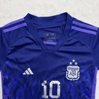 Adidas Argentina National Team Jersey Youth Boys 20 Small Purple Soccer Messi 10