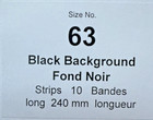 Showgard Black Background Stamp Mounts Size 63  Unopened 10 Pack  240 Mm 8e
