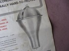 Vtg Red Comet Commander Automatic Silver Spray Ceiling Fire Extinguisher Flyer 