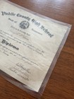 Vintage Davidson County Tn School Diploma Black African American Haynes 1940