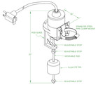 Vertical Float Switch - 10 Foot - 1 Hp   120 Vac - 1  To 15  Pump Range - N o 