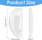 12 Pairs Anti Slip Eyeglasses Nose Pads Soft Silicone Nose Pads For Eyeglasses N