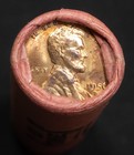 1956-d Lincoln Wheat Cent Roll Bu Sealed Obw 50 Cents