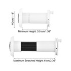 2 Pcs 5 8  Door Viewer Peephole With Drill Bit 1-3 8  To 2-3 8  White