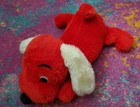 Very Rare   Exc Vintage 1973 Dakin Drooper 10   Plush Puppy Dog Red White Ears