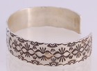Native American Navajo Handmade Sterling Silver Bracelet