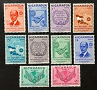Travelstamps  1955 Nicaragua Rotary Air Mail Stamps Scott  c353-c362 Mint Mnh Og