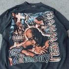 Vintage Reprint Tupac Makaveli Killuninati Rap T Shirt Bay Club Tag Faded Xl