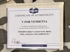 V For Vendetta Movie Screen Used Prop Worn Camo Military Soldier Uniform W coa