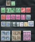 Lot Of Usa Mint   Used Stamps Including  5 Block Of 6  Set Overrun Countries  c 