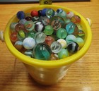 Vintage Glass Marbles 3 5lb Estate Lot Reactive Cat Eye Swirl Bulk Unsorted