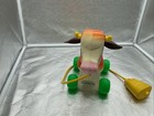 Vintage Fisher Price Molly Moo Cow Pull Toy Works 1972  132 Head Lifts Up   Moos