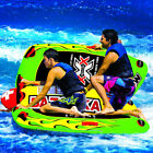 Wow Watersports 13-1010 Big Bazooka Steerable 1 To 4 Person Towable Tube  Green
