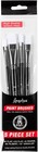 Angelus Artist Acrylic Paint Brush Set Of 5 Including Round Flat Angular Thin