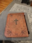 Bible Organizer Cover Faux Leather Zipper Large Book Protection Case  8 5 x11   