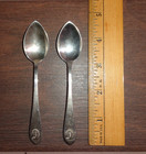 Dominick   Half Sterling Silver   pointed   Demitasse Spoons Priced Below Scrap