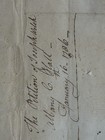 1786 Original Manuscript Letter Albany Ny Petition Early American Document