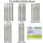 Wave Dental Surgical Burs 25mm Carbide Bur Friction Grip Fg Round For High Speed