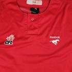 Cfl Reebok Calgary Stampeders Vintage Red Pullover Jacket Windbreaker Men s 16