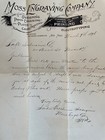1896 Vendor Threatening Vendor Letter Lake Submarine Co Newark  Nj