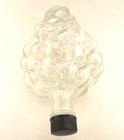 Vintage Glass Grape Cluster Shaped Vanity Wine Decanter Bottle Collectible Bar