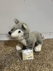 Webkinz Grey Wolf Plush With Sealed Code 